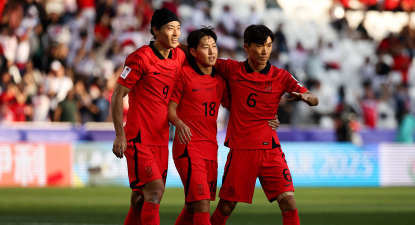 [亚洲杯]李刚仁两球 韩国击败巴林