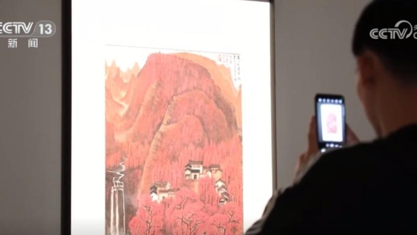 广东深圳：李可染写生70周年特展吸引众多市民打卡