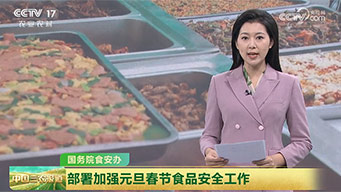 国务院食安办：部署加强元旦春节食品安全工作