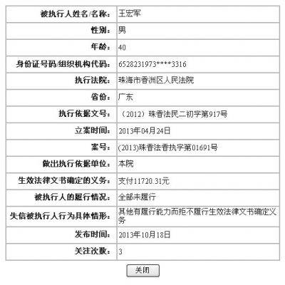 综合查询全国被执行人=综合查询全国被执行人是什么意思