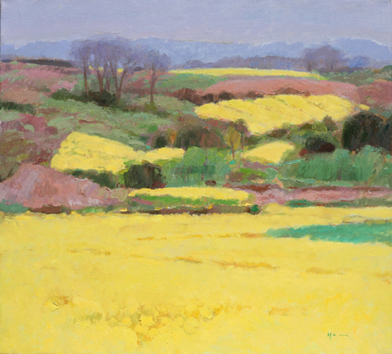 "如歌的行板——沈行工油画作品展"亮相中国美术馆