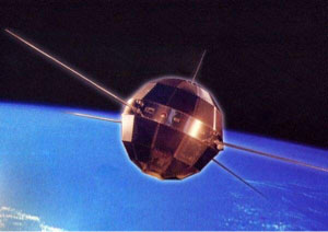 我国第一颗人造卫星“东方红一号”