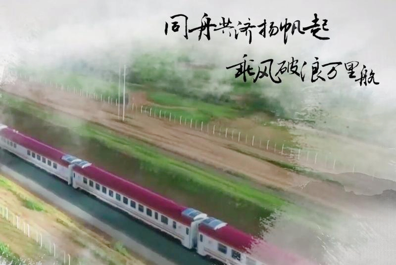 挥毫泼墨,成就壮美篇章"同舟共济扬帆起,乘风破浪万里航"有一种力量在