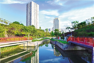 惊喜！生态环保整治后 重庆跳磴河上荡起乌篷船