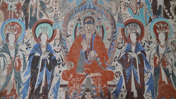 中西文化交融的敦煌壁画