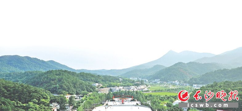 韶山旅游景区远景。