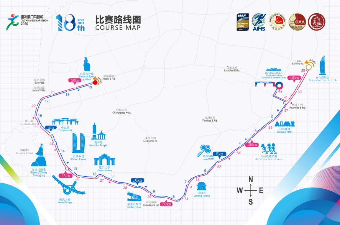 2020厦门马拉松赛今起报名!比赛路线优化调整