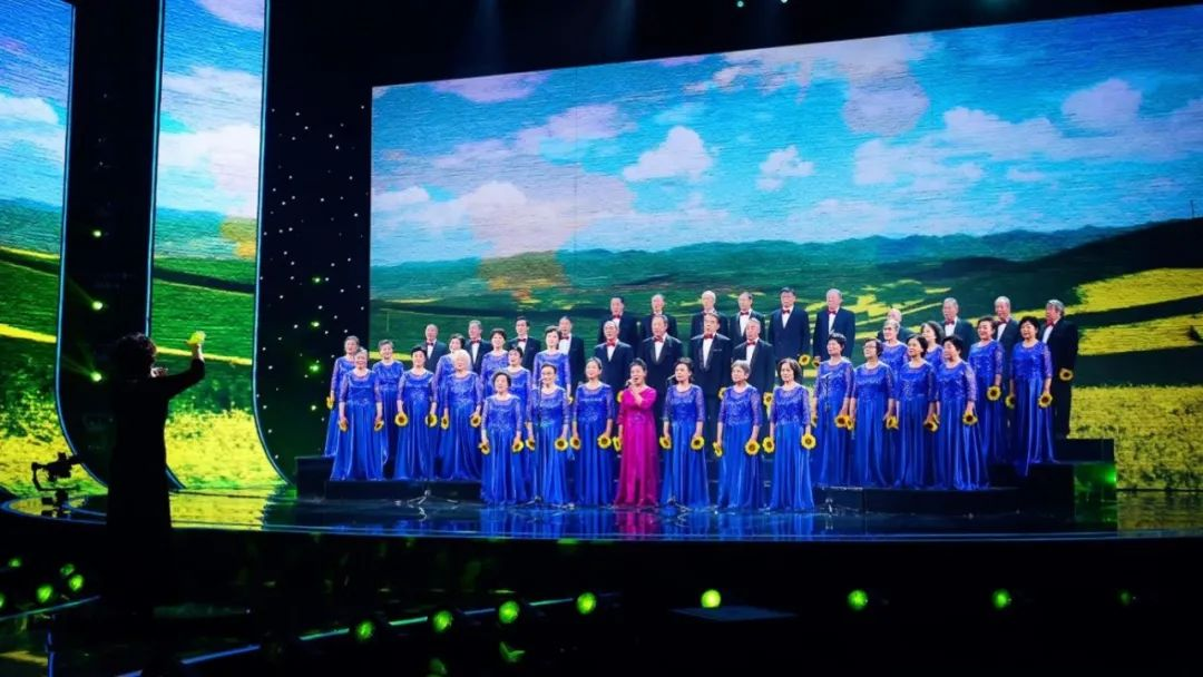 中国农科院老干部艺术团合唱一团演出现场