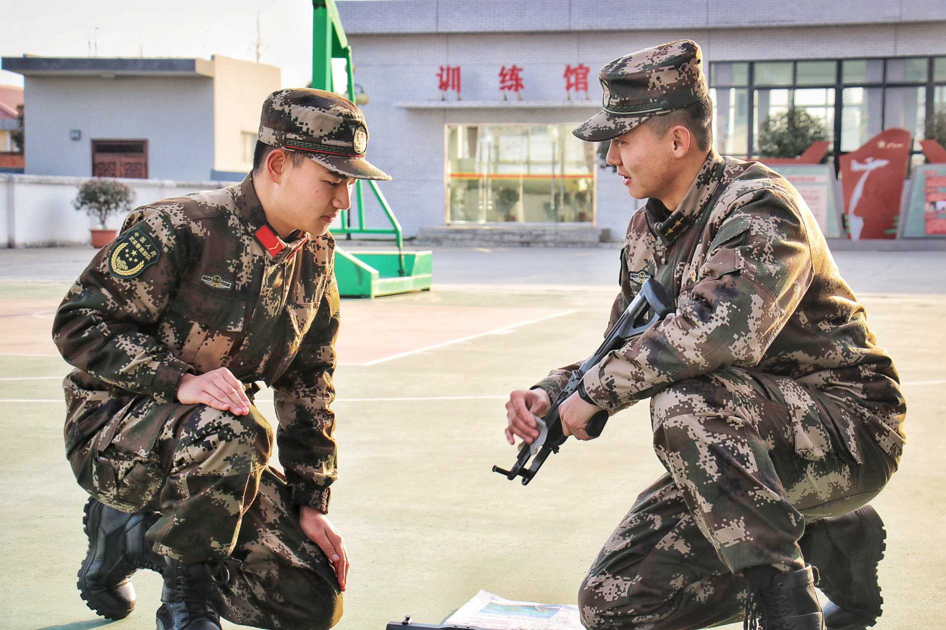 陕西武警总队第二支队图片