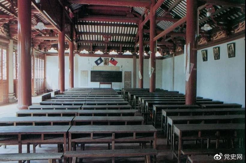 1926年3月，毛澤東任第六屆農民運動講習所所長。圖為廣州農民運動講習所課堂。
