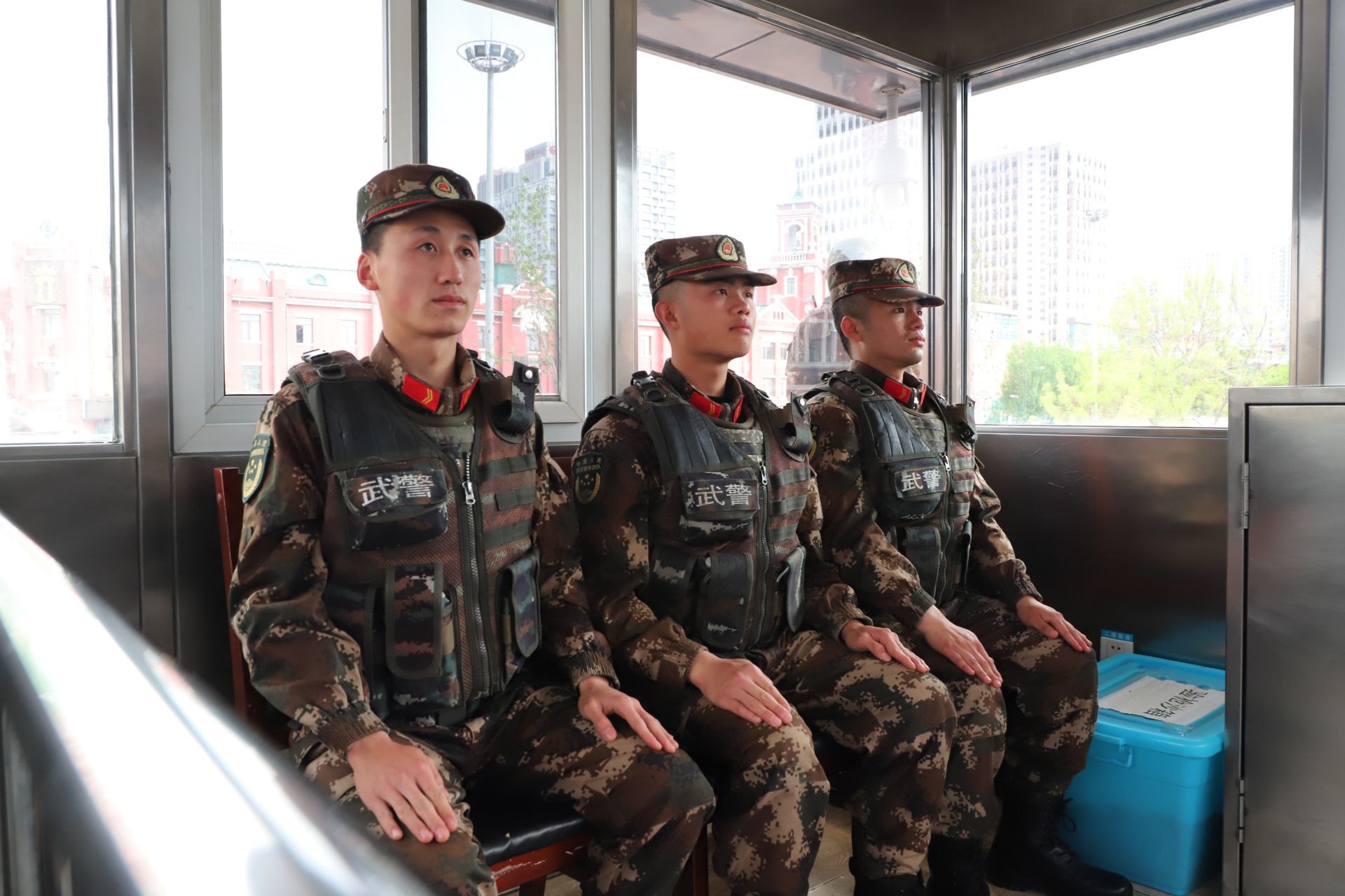 五一小长假武警沈阳支队官兵全时坚守战位保安全