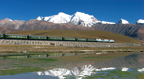 图：青藏铁路通车