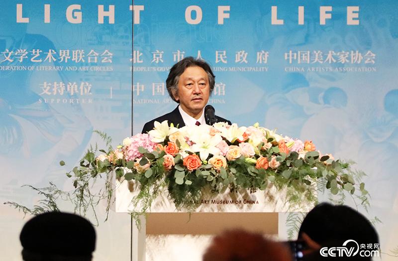 中国美协分党组书记、驻会副主席马锋辉在开幕式上致辞
