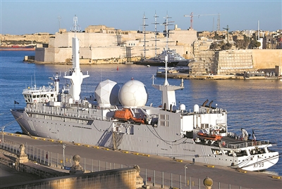 法海军迪皮伊·德·洛梅号新型情报侦察船 资料图片