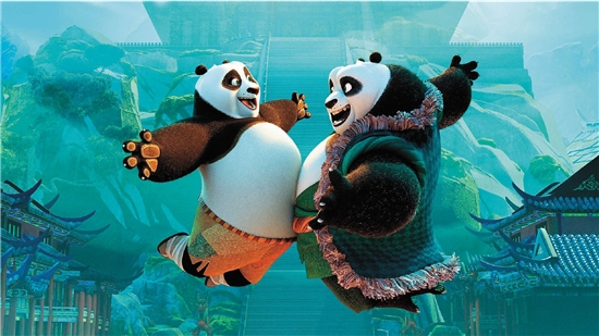以中国功夫为主题的美国动漫电影《功夫熊猫》，于2008年6月在北美首映