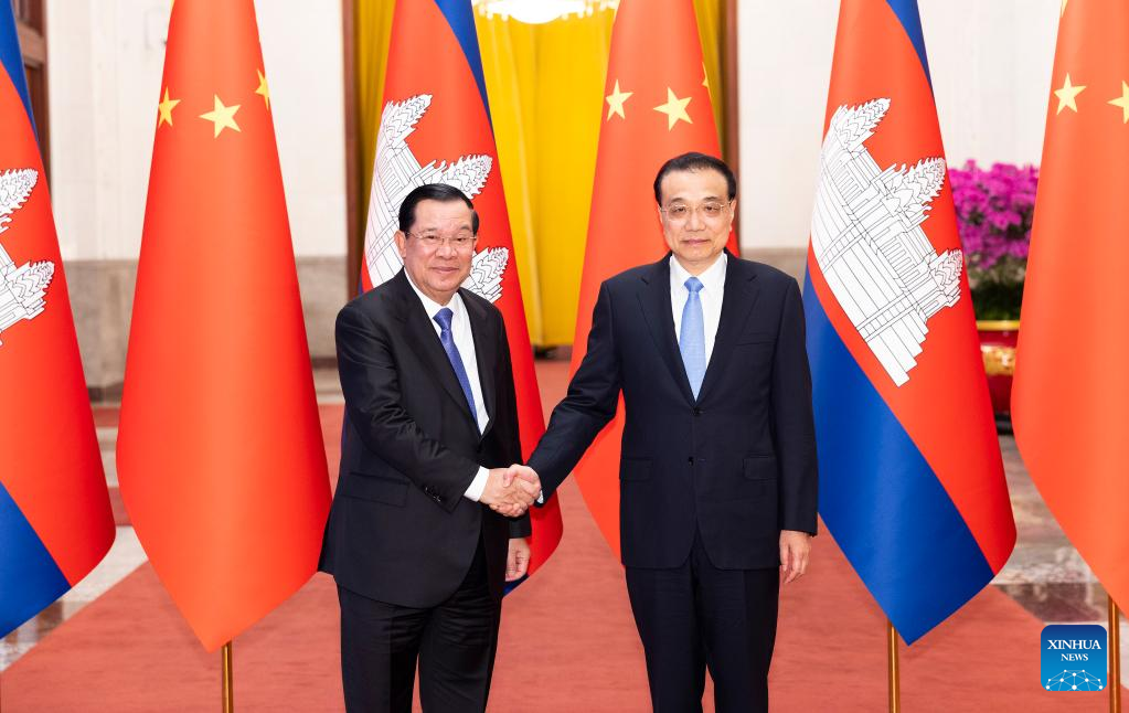 Chinese premier holds talks with Cambodian PM_英语频道_央视网(cctv.com)