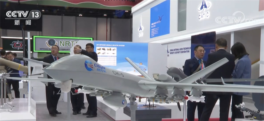 中国无人机与反无人机系统亮相阿布扎比国际防务展