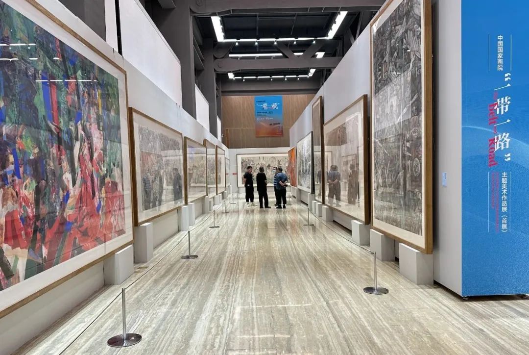 中国国家画院“一带一路”主题美术作品展(首展)在京开幕_央博_央视网(cctv.com)