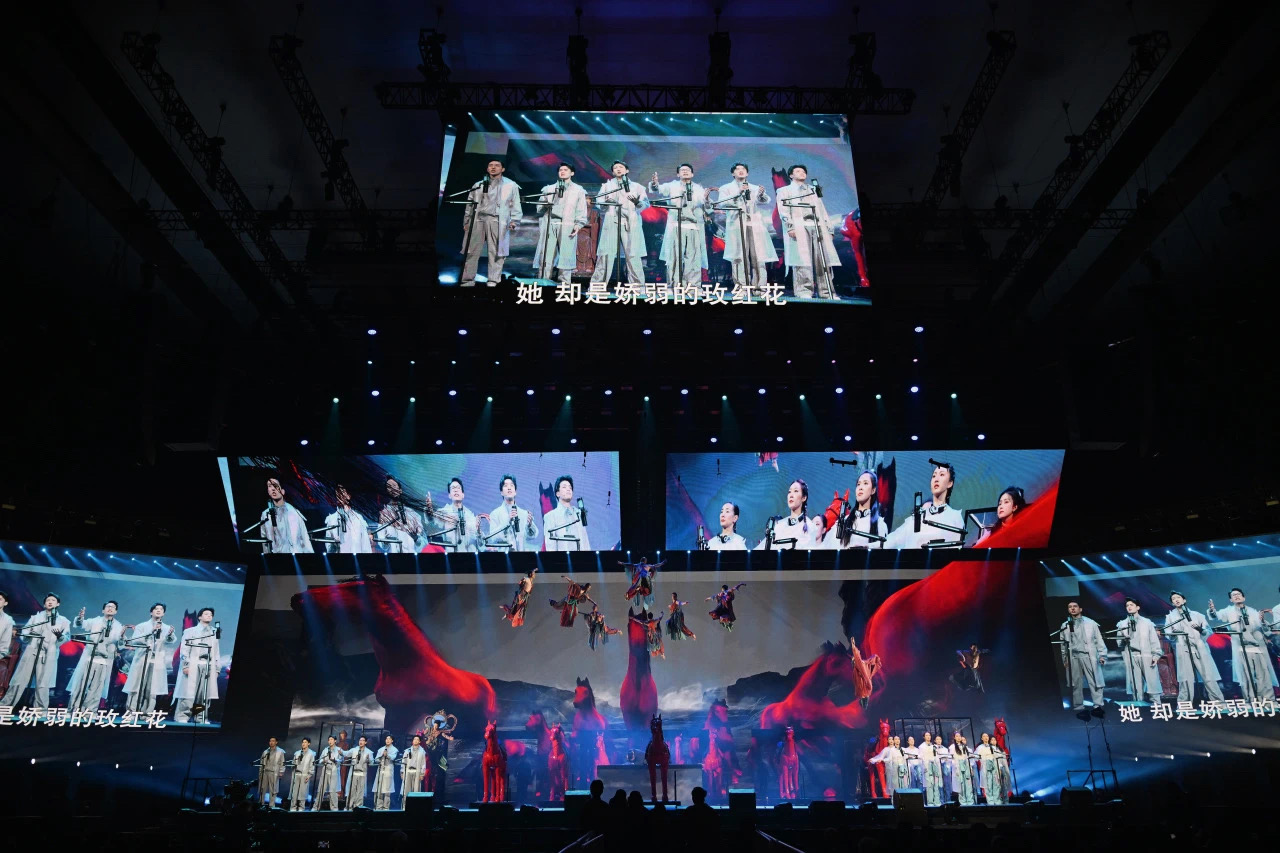 音乐话剧《受到召唤&middot;敦煌》北京演出现场