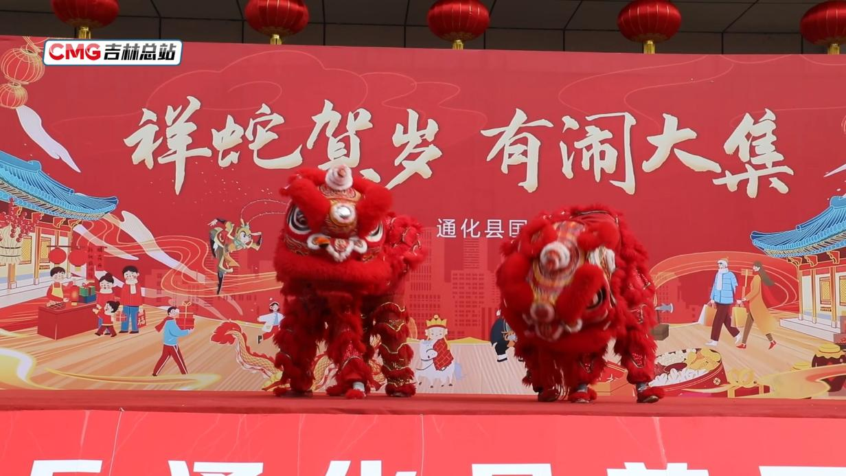 吉林省长春市年货市场上人流如织