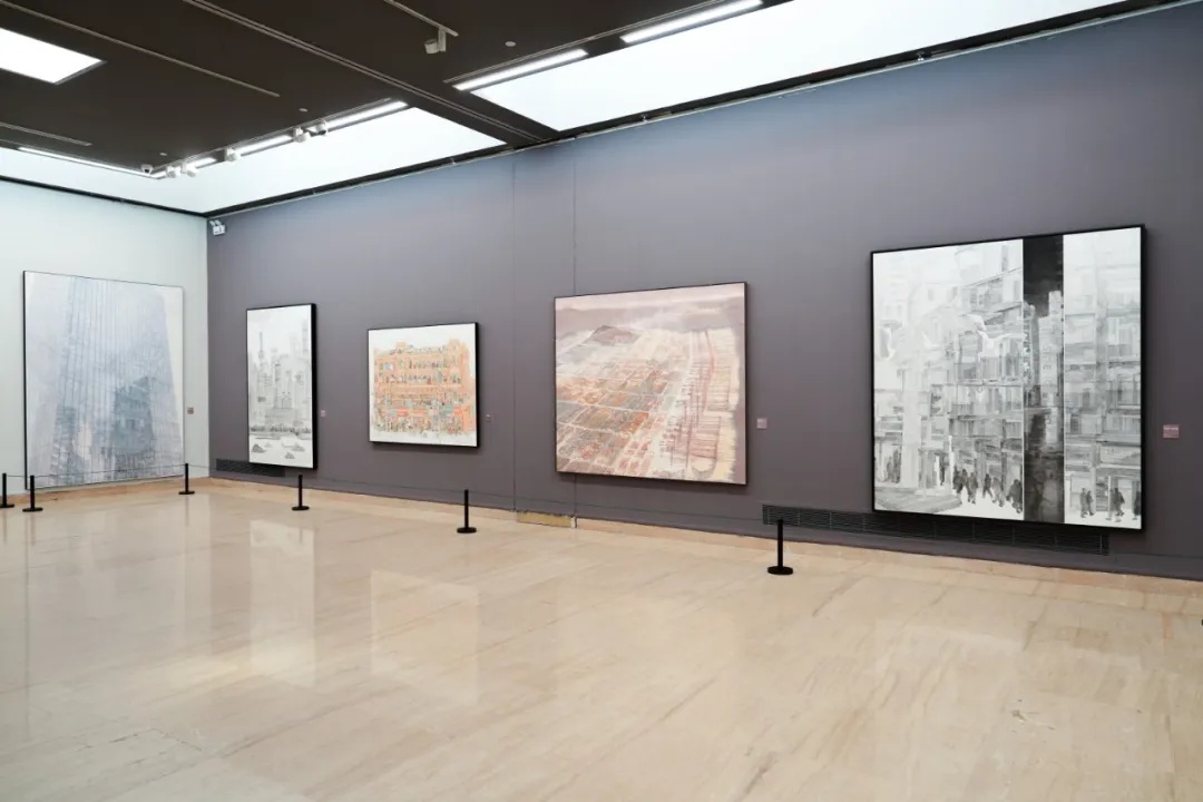 笔墨构城——上海美术学院城市山水作品展” 在中国美术馆开幕_央博_央视网