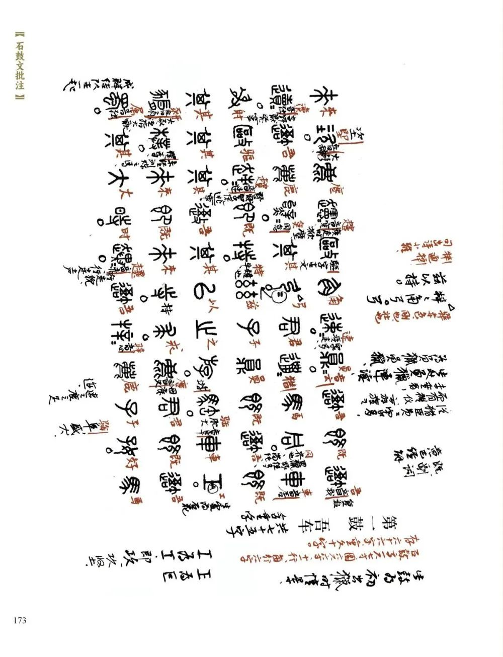 《石鼓文批注》
