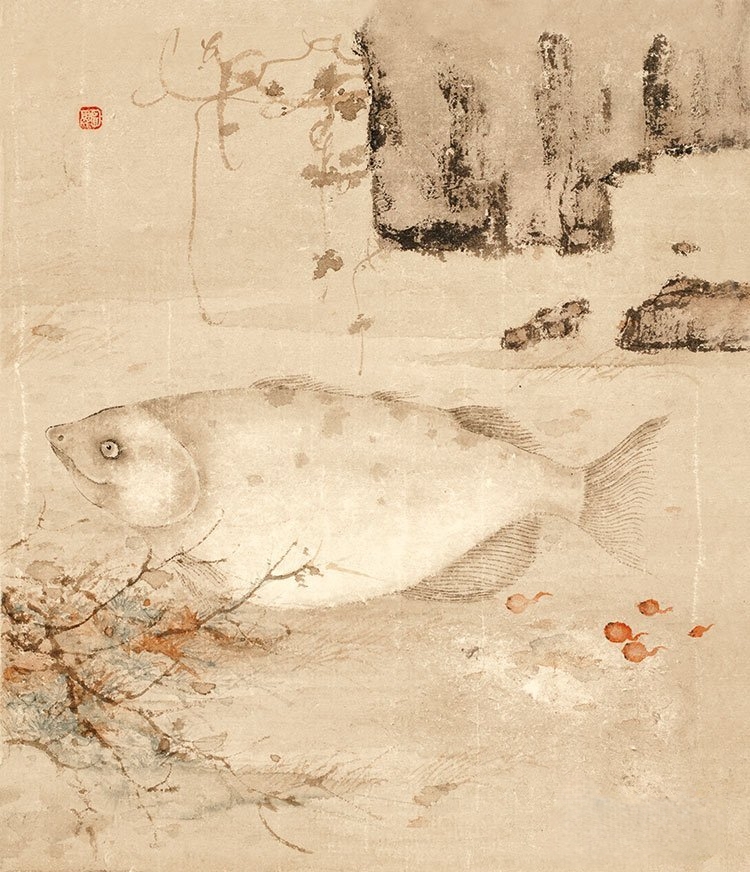 刘万鸣作品 静潭 20×17cm 2025 