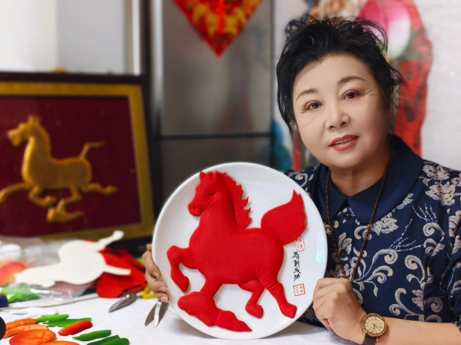 凉州堆绣&ldquo;吉祥马&rdquo;