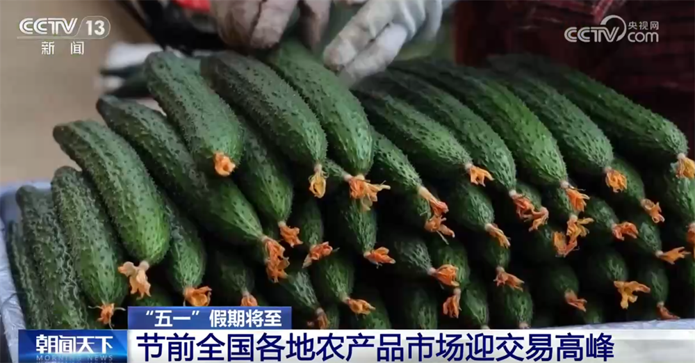 “五一”节前各地农产品市场供销两旺 科技助力让“菜篮子”流转插上“翅膀”