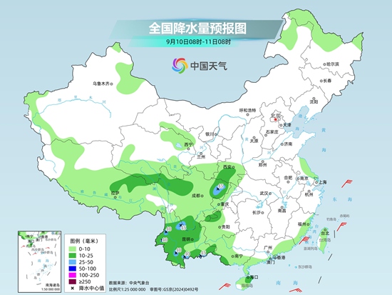 陕西四川等地雨势较强需防范次生灾害 北方气温明显偏低秋凉显著