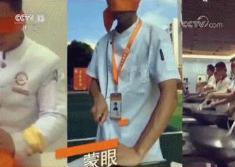 蒙眼操作、旋转飞饼…… 看餐饮界“大能手”的绝活